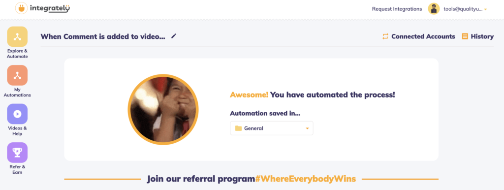 Toques finais entre integração do LiveAgent e Youtube