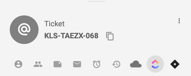 Logo do Jira em uma visualização de ticket