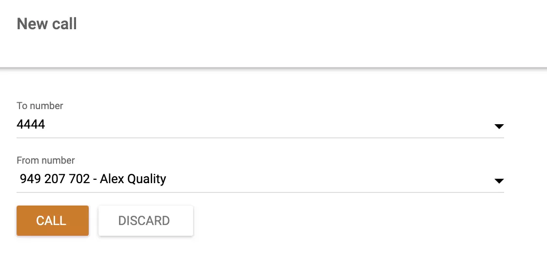 Comece a ligar com o número da TelefonBG a partir do LiveAgent
