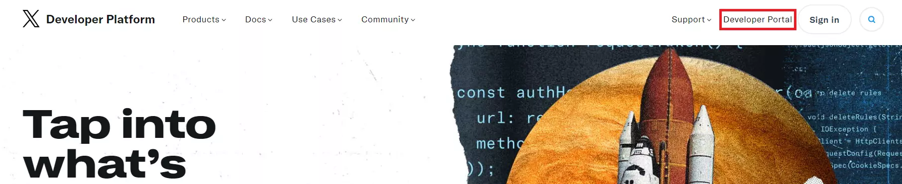 Plataforma de desenvolvedor do Twitter