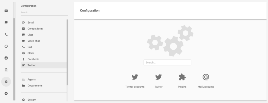 Onde encontrar o Twitter (X) no LiveAgent
