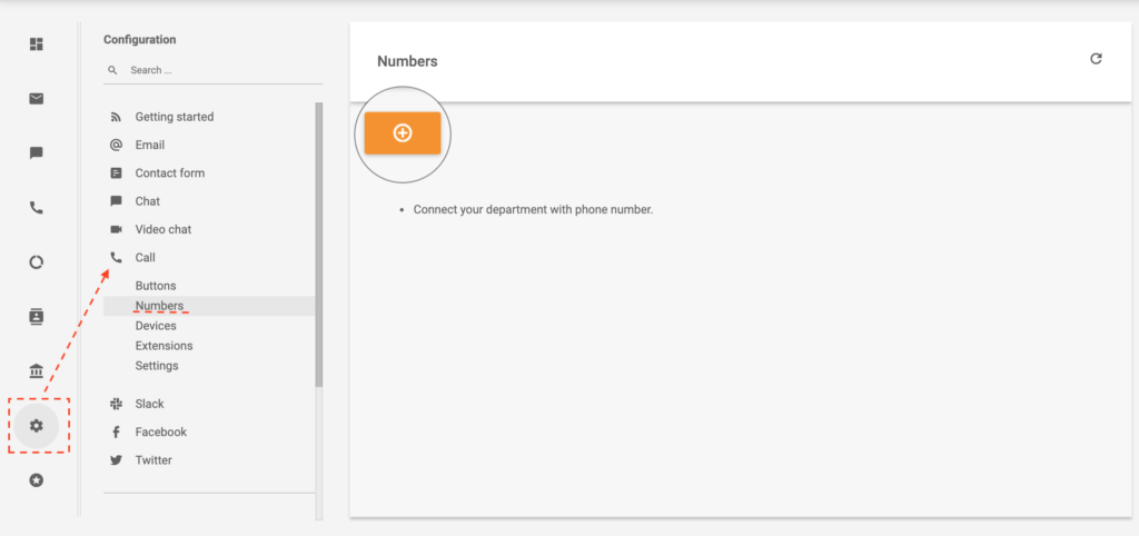 Navegação LiveAgent