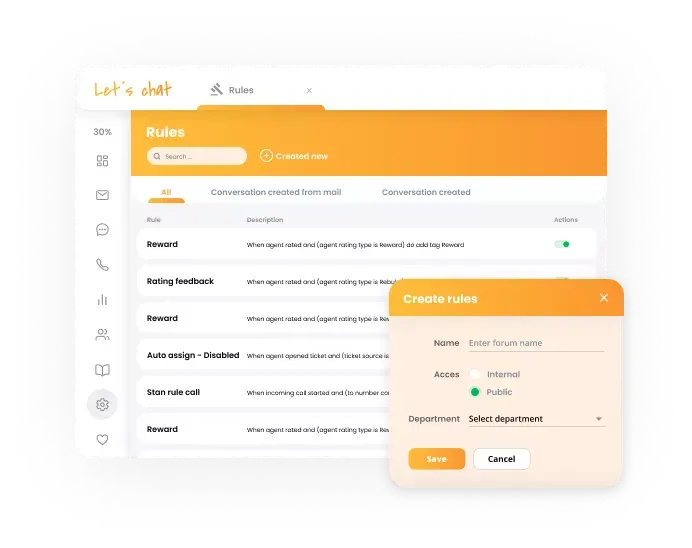 Regras e automação