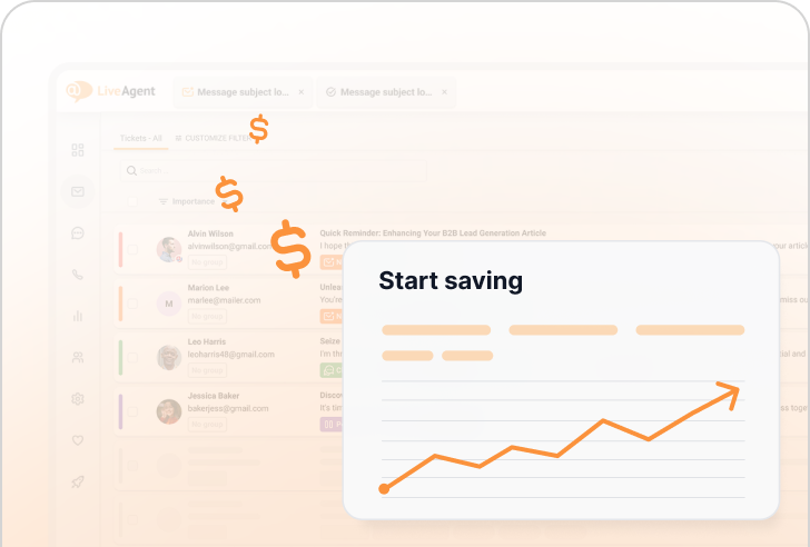Economize 75% no LiveAgent